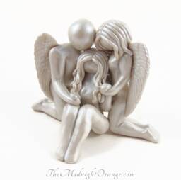 Handmade Remembrance Figurine Memorial Loss Of Loved One Sculpture - thumbnail 1