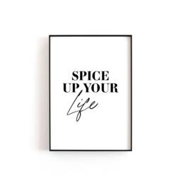 Kitchen Prints - Food Print Spice Up Your Life Wall Art Decor Home Funny - thumbnail 2