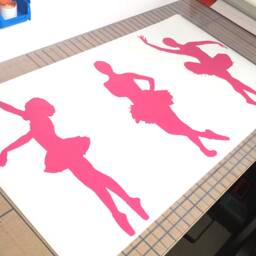 Ballerina Wall Stickers For Girls Bedroom, Room Ballet Decor, Gift, Decals Wall, Art Decor - thumbnail 2
