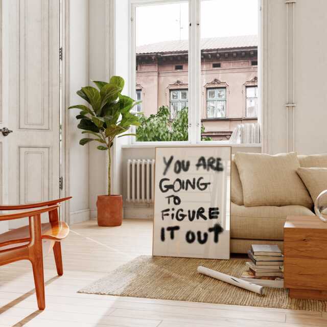Motivational Wall Art Print - You Are Going To Figure It Out - image 1