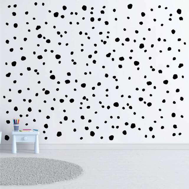 101 Dalmatian Spots - Single Colour Spots Suitable For Kids Wall Bedroom Home Decor Vinyl Decal Stickers - image 1
