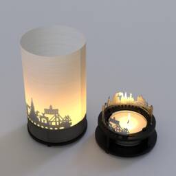 Savannah Premium Gift Box - Beautiful Motif Candle For Souvenirs, Projects City Skyline & Silhouette Ideal Fans - thumbnail 4
