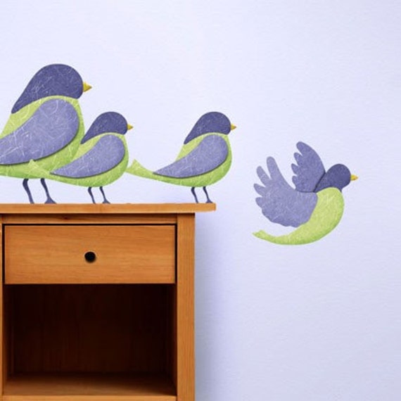 Bird Wall Stickers Decals For Girls Room Or Baby Nursery - image 1