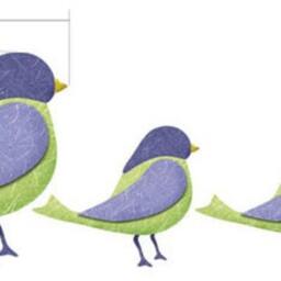 Bird Wall Stickers Decals For Girls Room Or Baby Nursery - thumbnail 2