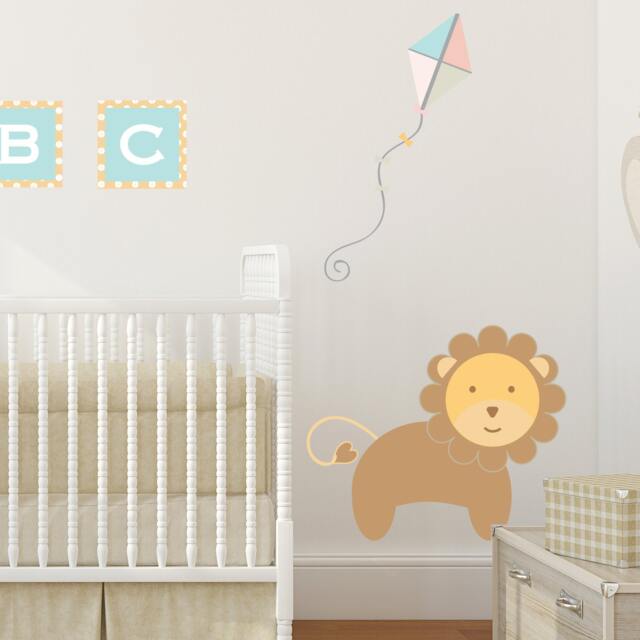 Wall Sticker Jungle Train Lion - Stickers Decoration Art Tattoo Home Decor Decor Child Baby