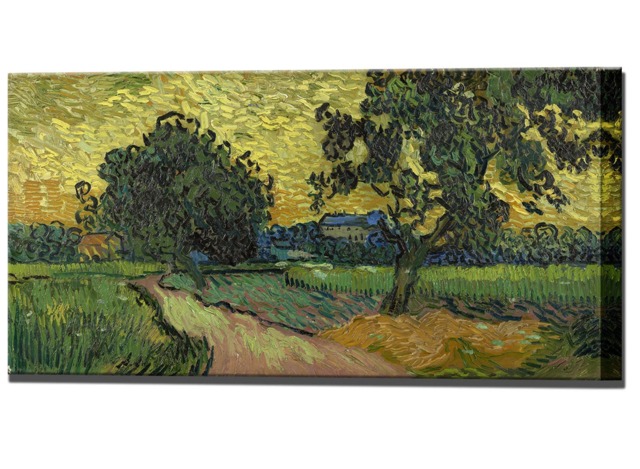 Van Gogh Landscape At Twilight Canvas Print, Ready To Hang - image 1