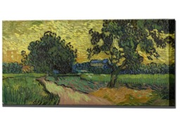 Van Gogh Landscape At Twilight Canvas Print, Ready To Hang - thumbnail 1