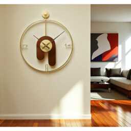 Handmade Modern Artistic Wall Clock - 60cm - 23.6 - thumbnail 2