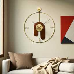 Handmade Modern Artistic Wall Clock - 60cm - 23.6 - thumbnail 3