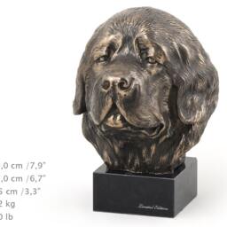 Newfoundland, Dog Marble Statue, Limited Edition, Artdog. Made Of Cold Cast Bronze. Perfect Gift. Limited Edition - thumbnail 4