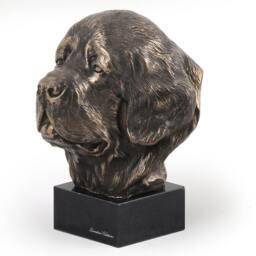 Newfoundland, Dog Marble Statue, Limited Edition, Artdog. Made Of Cold Cast Bronze. Perfect Gift. Limited Edition - thumbnail 2