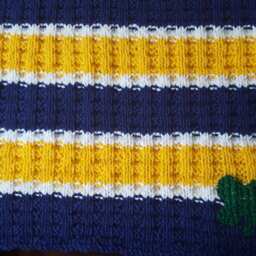 Your Color Choice Hand Knit Baby Blanket - thumbnail 2