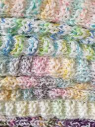 Your Color Choice Hand Knit Baby Blanket