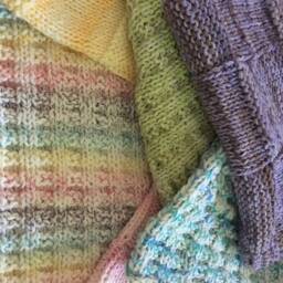 Your Color Choice Hand Knit Baby Blanket - thumbnail 3