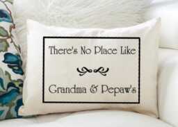 Grandparents Gift Idea, Anniversary, Mother's Day Personalized Name Pillow, Grandparent Gift, Free Shipping - thumbnail 2