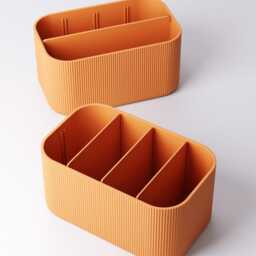 Modular Desk Organiser Desktop Storage Box Modern Office 3D Printed Stationery Holder - thumbnail 2