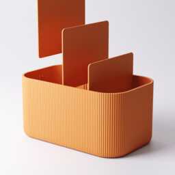 Modular Desk Organiser Desktop Storage Box Modern Office 3D Printed Stationery Holder - thumbnail 3