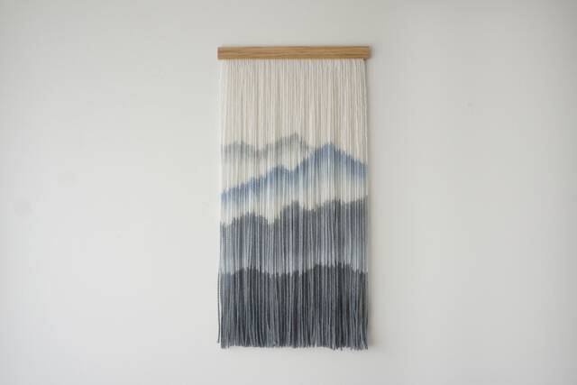Mountain Tapestry, Wall Hanging. Fiber Art - image 1