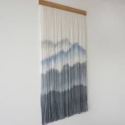 Mountain Tapestry, Wall Hanging. Fiber Art - thumbnail 3