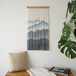 Mountain Tapestry, Wall Hanging. Fiber Art - thumbnail 2