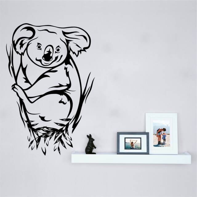 Photo inspiration: Cute Koala Vinyl Wall Art Decal Sticker Transfer Mural Removable Photo Inspiration
