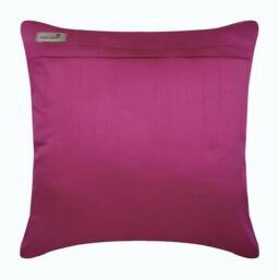 "Art Silk Fuchsia Pink Couch Cushion 16""x16" - thumbnail 3