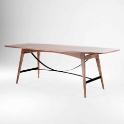Modernist Dining Table - Mid Century Modern Kitchen & Room Oval - thumbnail 2