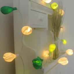 Led Bulbs Flower Garland, Wedding Decor, Lights, Lights Green Home Decor - thumbnail 2