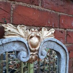 Large Baroque Stone Mirror Touch Of Gold - thumbnail 3