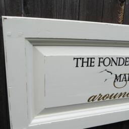 Large Wall Decor Sign Fondest Memories Are Made Around The Table - thumbnail 2