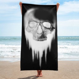 Glowing Skull Towel