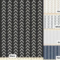 "Pair 25 Or 50"" Wide Boho Chevron Panels Drapes Cafe Curtains 24 63 72 84 96 108 120 132" - thumbnail 2