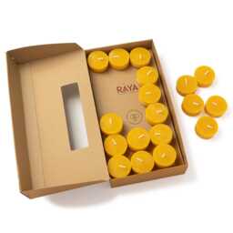 Natural Beeswax Tealight Candle - Refills 36Pcs Box Discount Pack - thumbnail 2