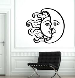 Wall Vinyl Sun Moon Magic Decal For Bedroom Mural Sticker 1776Dz - thumbnail 1