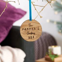 Personalised Family Christmas Decoration