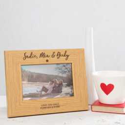 Personalized Engraved Best Friend Photo Frame - Galentines Day Gifts For Unique Bff Birthday Present For Women Girls Bestie Gift - thumbnail 3