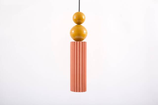 Concrete Pendant Light Neringa Epoxy Bubble Chandelier - image 1