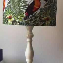 Toucan Lampshade Vintage Style, Tropical Bird Light Shade - thumbnail 2