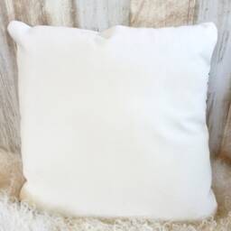 White Mud Cloth Pillow Cover, Hand-Dyed African Fabric - thumbnail 2