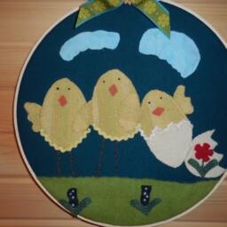 It's A Chicky Day Wall Hanging - thumbnail 2