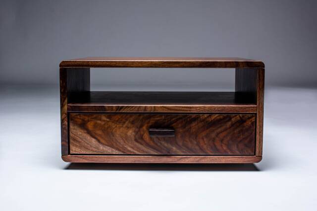 Floating Nightstand in American Walnut - image 1