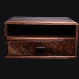Floating Nightstand in American Walnut - thumbnail 3