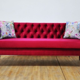 "Loveseat - Burgundy Love ""3 Seater Sofa" - thumbnail 2
