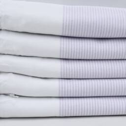 "Lilac Striped Peshtemal, Pool Towel, Organic Towel, Hammam Towel, Towel, Spa Towel, Turkish Towel, 40""x70" - thumbnail 2