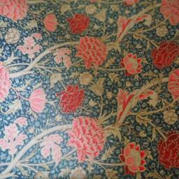 William Morris Lampshade Duck Egg Blue Floral Drum Shade - thumbnail 4