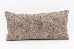 Handwoven Turkish Kilim Pillow Ethnic Lumbar Cushion Cover - 12x24 - thumbnail 1