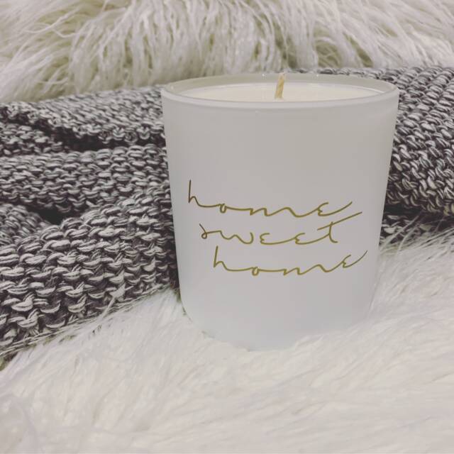 Home Sweet Soy Wax Candle Scented Housewarming Gift - image 1