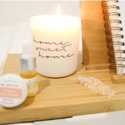 Home Sweet Soy Wax Candle Scented Housewarming Gift - thumbnail 4