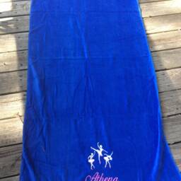 Ballerina Personalized Beach Towel Monogrammed Pool Party Birthday Gift Ballet Girl Bridal Favors - thumbnail 3