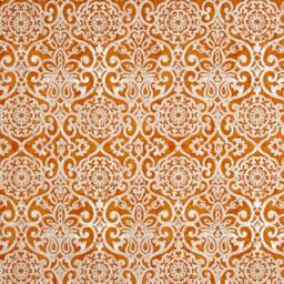 Boho Orange Outdoor Pillow Cover Fade Resistant, Wipe Clean - thumbnail 2